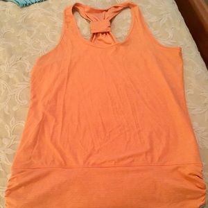Eddie Bauer tangerine racer back Tank, size large